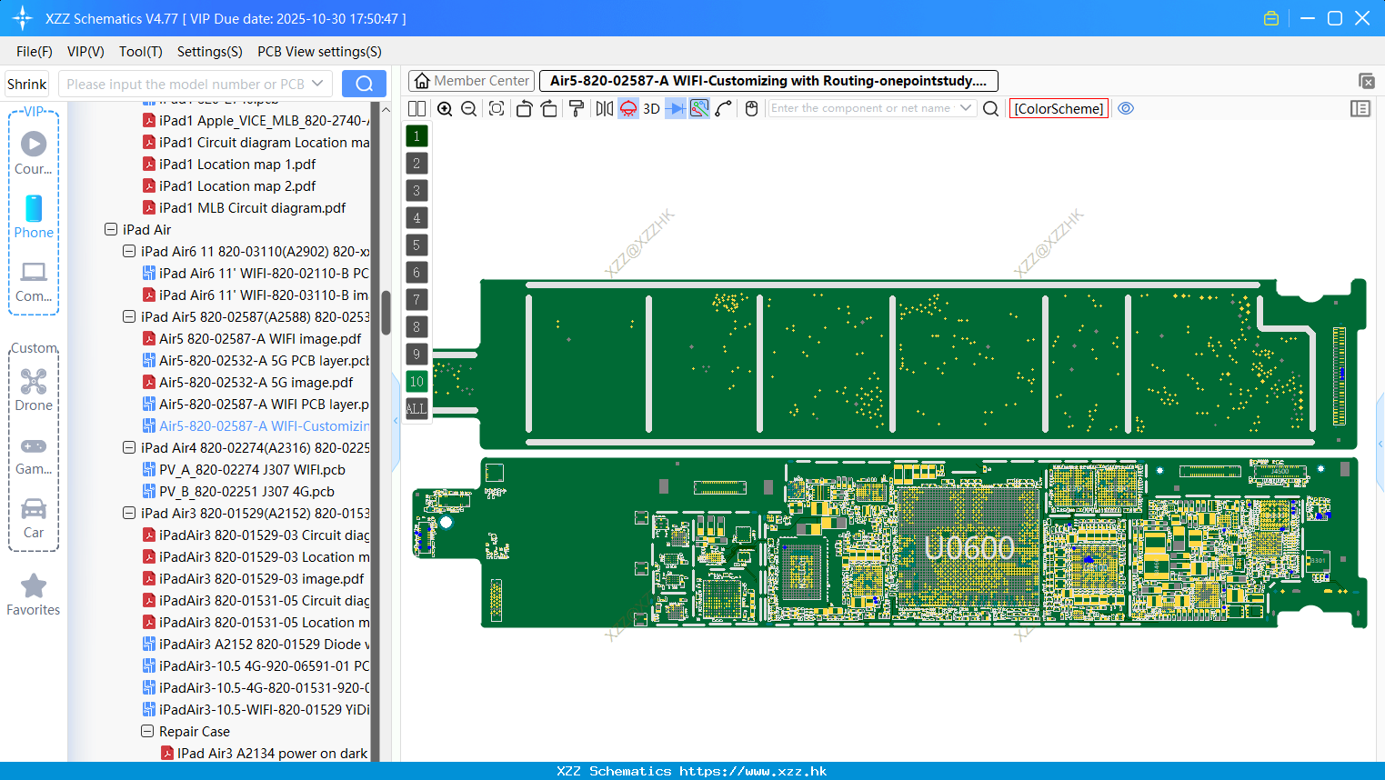 IPad Air5-820-02587-A WIFI-Customizing With Routing-onepointstudy